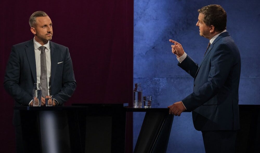 Bundespolitik: Schulze zu Siegmund im TV-Duell: „Ich habe geliefert und nicht gelabert“ - Politik - SZ.de