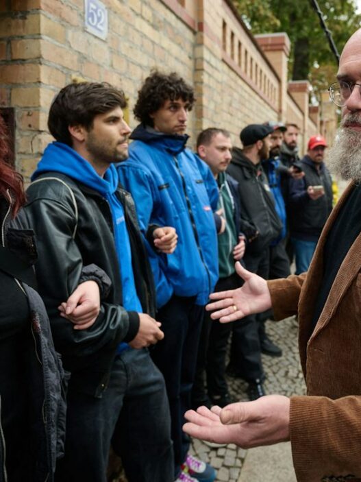 Landtagswahlen: Menschenkette verwehrt AfD-Rechtsaußen Tillschneider Zutritt zu Halle-Gedenken - Politik - SZ.de